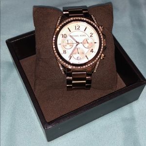 Michael Kors Blair Chronograph Rose Gold Watch